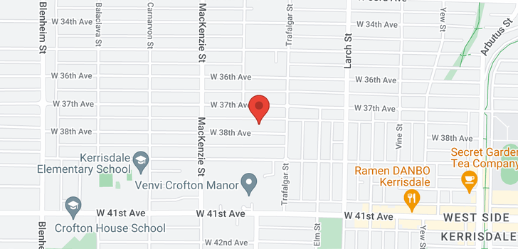 map of 2755 W 38TH AVENUE